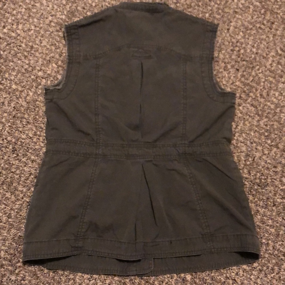 Green Denim Vest - Picture 4 of 4